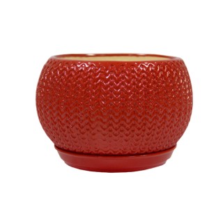 Шар Коса Глянец Красный