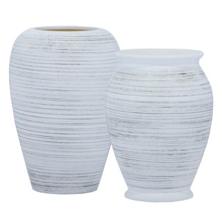 Ваза Глянец Бело-Черный