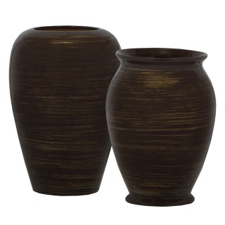 Ваза Глянец Шоколад-Золото