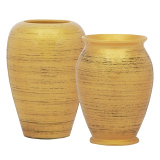 Ваза Глянец Золото-Черный